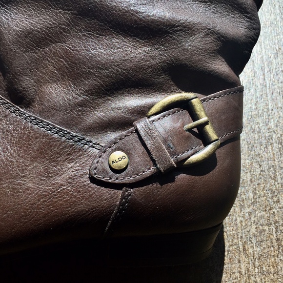 LIKE NEW ALDO Brown slouch boots | Size 7